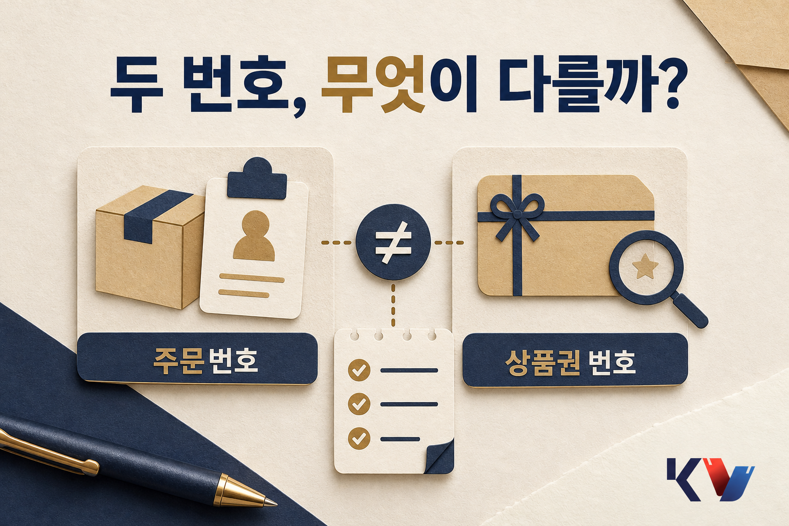 주문번호와 상품권 번호는 왜 서로 다른가요? 안내 이미지