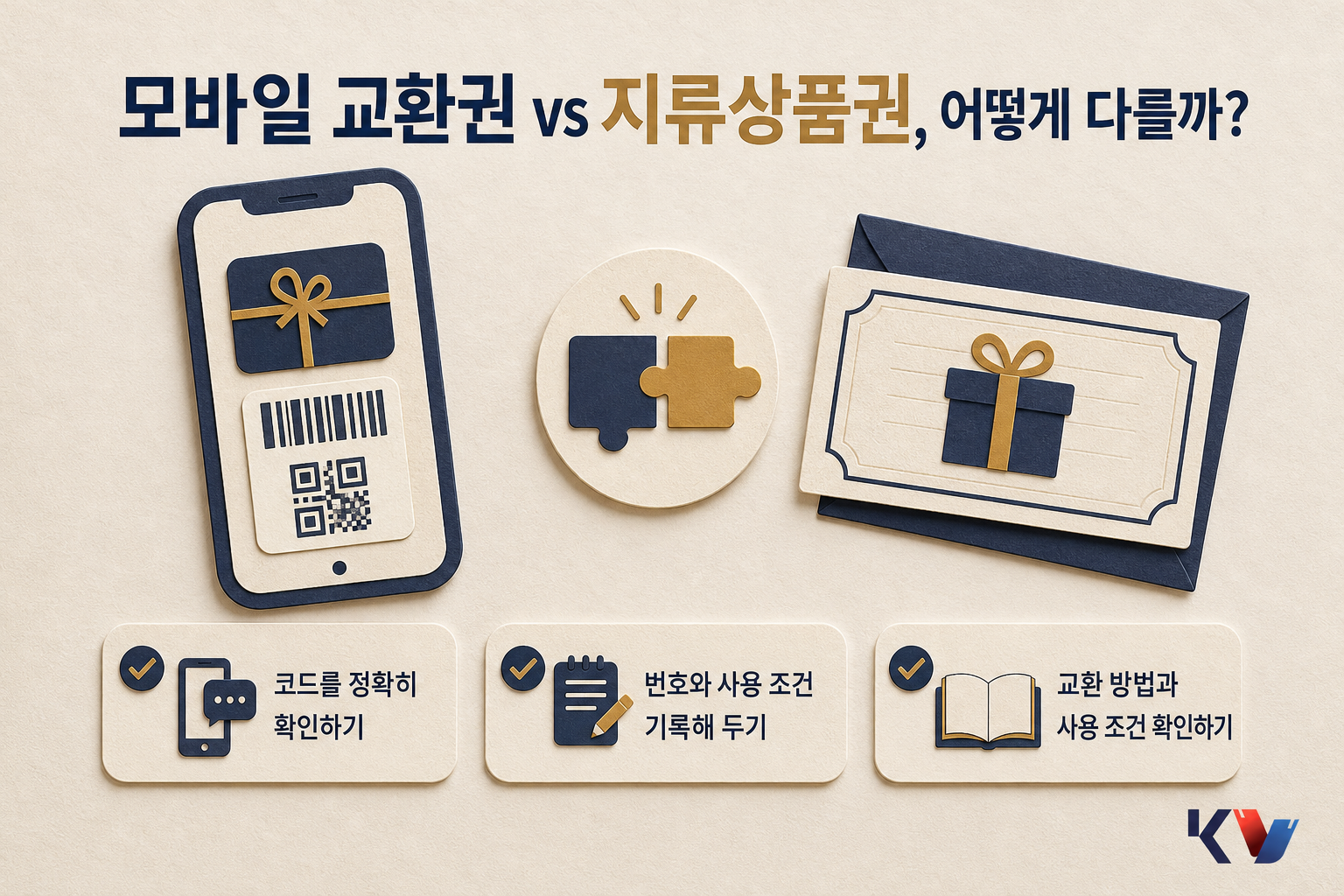 모바일 교환권과 지류상품권의 관계를 이해해 보세요 안내 이미지