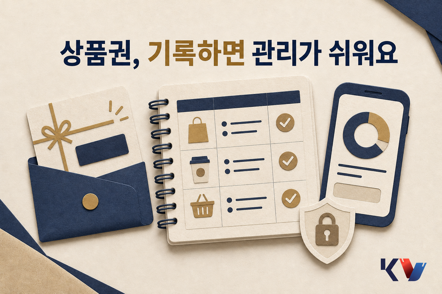 상품권을 사용한 뒤 기록을 정리하면 어떤 점이 편할까요? 안내 이미지