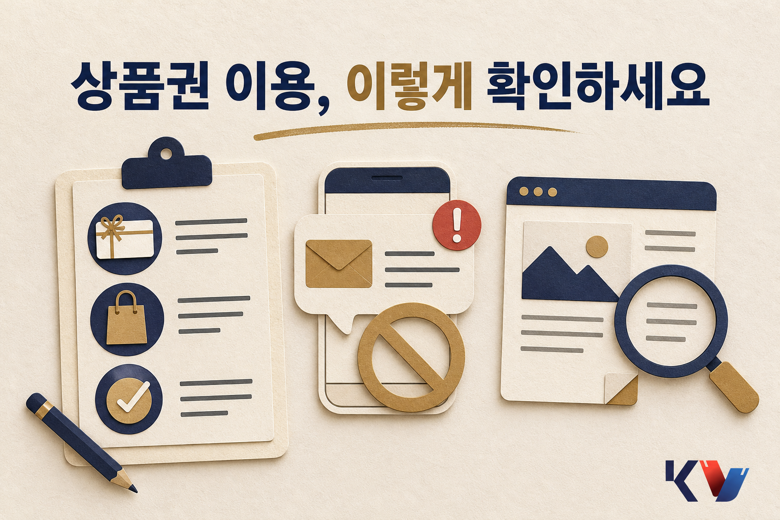 상품권 이용 안내를 찾기 쉽도록 공지사항 콘텐츠를 보강했어요 안내 이미지