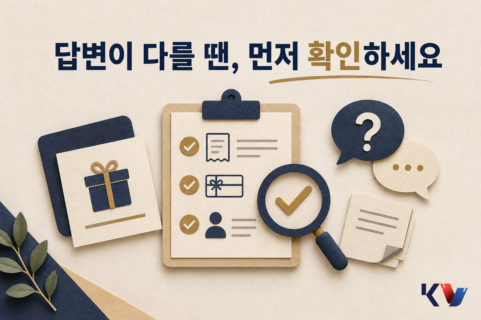문의 답변이 서로 다를 때는 같은 주문과 상품인지 먼저 확인해 주세요 안내 이미지