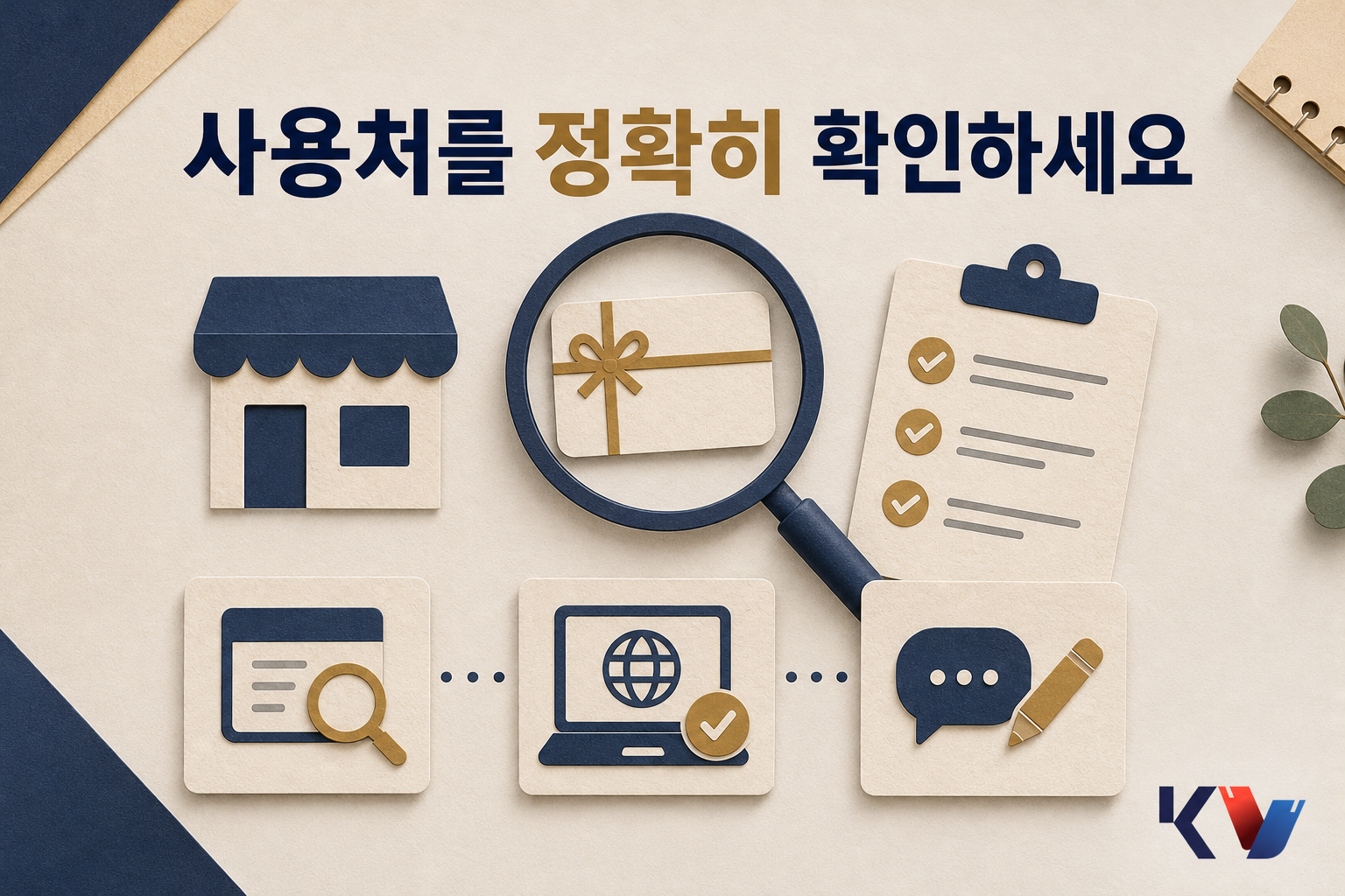 상품권 이름이 비슷할 때 사용처를 어떻게 구분하나요? 안내 이미지